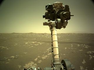 View image taken on Mars, Mars Perseverance Sol 46: Left Navigation Camera (Navcam)