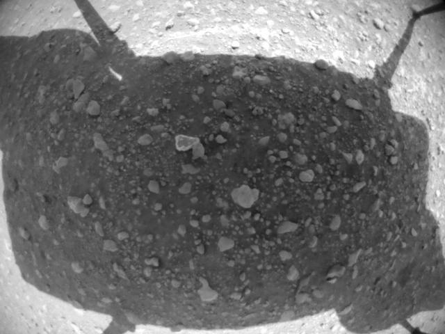 This image was taken by HELI_NAV onboard NASA's Mars rover Perseverance on Sol 47
