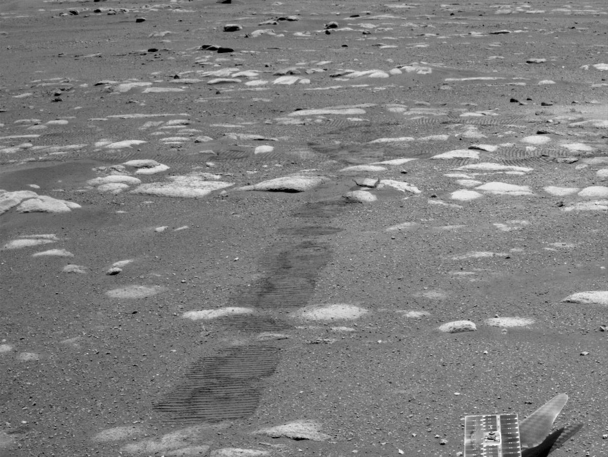 This image was taken by NAVCAM_RIGHT onboard NASA's Mars rover Perseverance on Sol 47