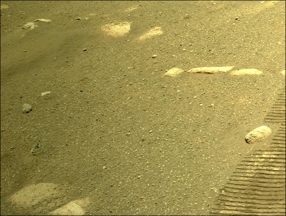 This image was taken by NAVCAM_RIGHT onboard NASA's Mars rover Perseverance on Sol 47