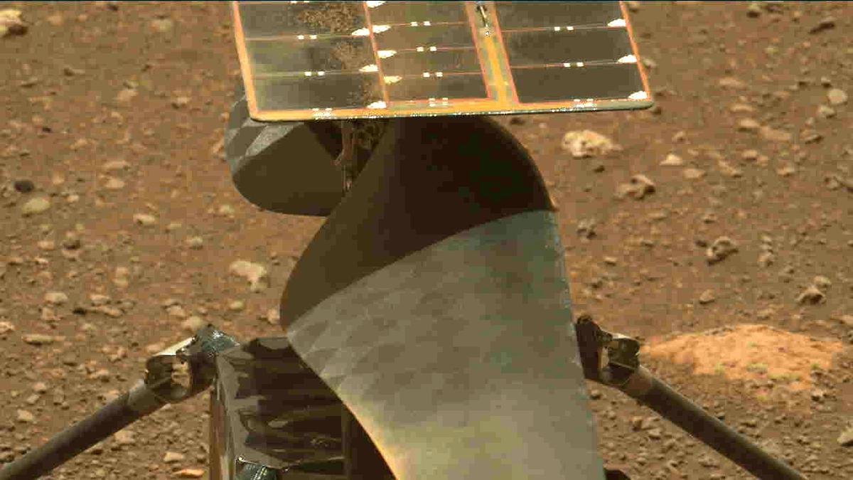 This image was taken by MCZ_LEFT onboard NASA's Mars rover Perseverance on Sol 47