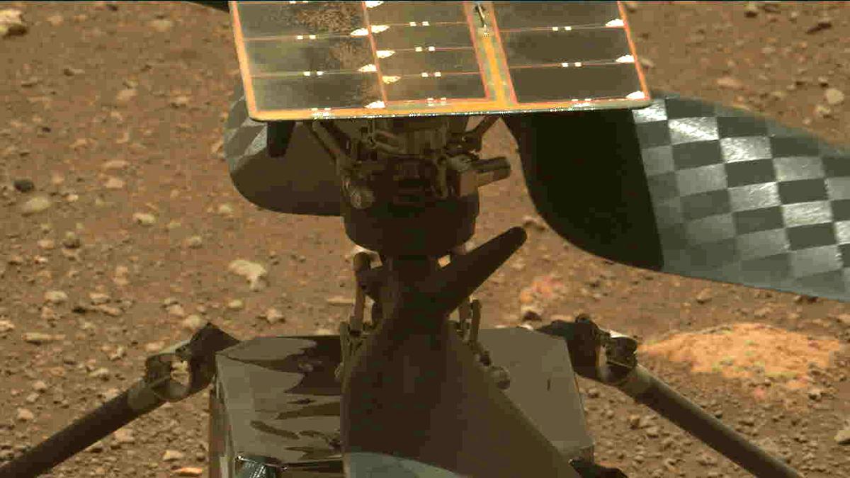 This image was taken by MCZ_LEFT onboard NASA's Mars rover Perseverance on Sol 47