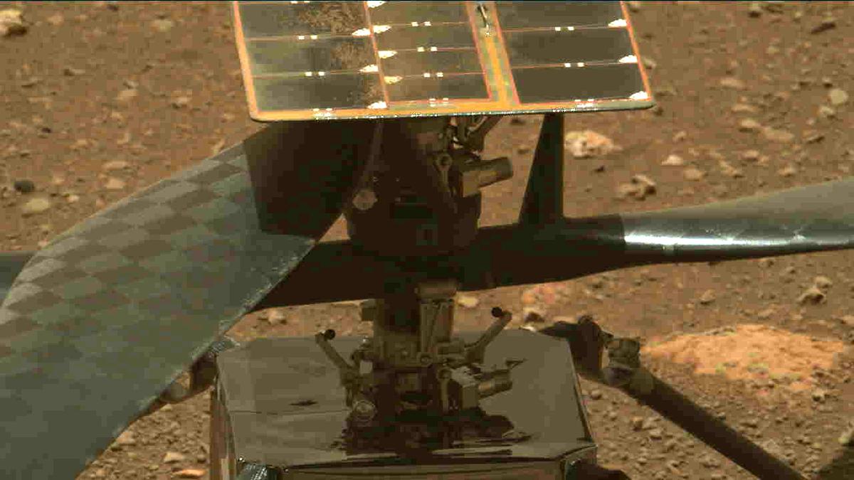This image was taken by MCZ_LEFT onboard NASA's Mars rover Perseverance on Sol 47