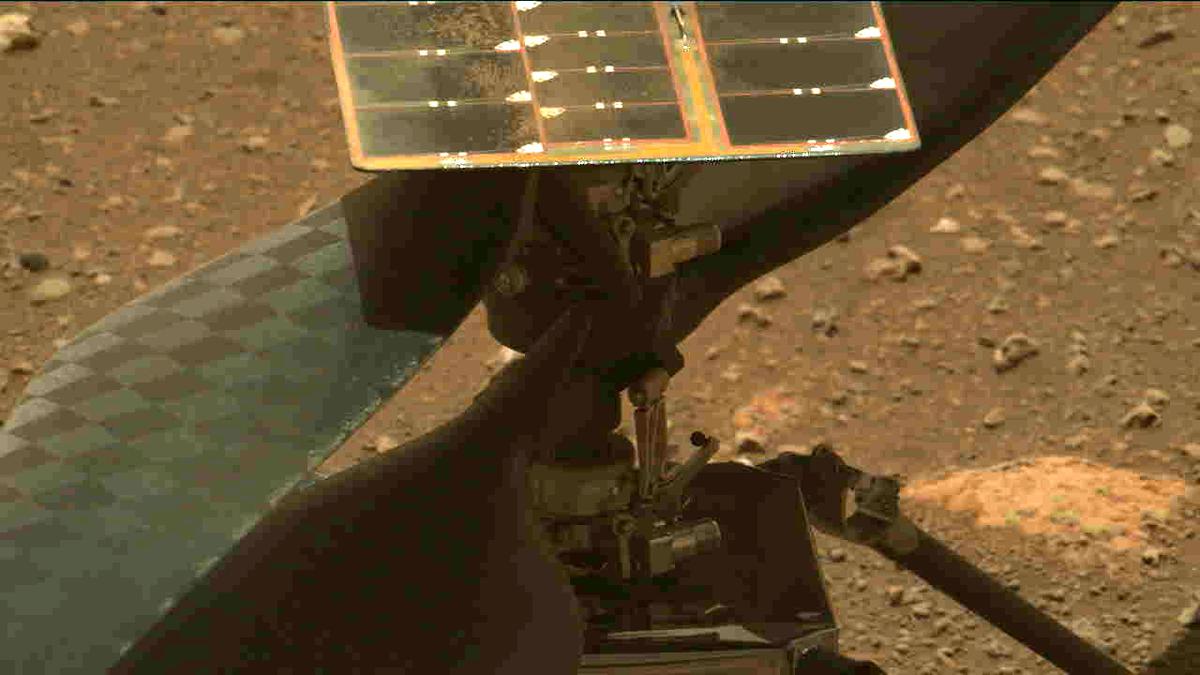 This image was taken by MCZ_LEFT onboard NASA's Mars rover Perseverance on Sol 47