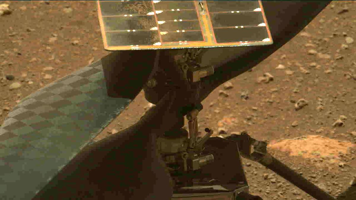 This image was taken by MCZ_LEFT onboard NASA's Mars rover Perseverance on Sol 47