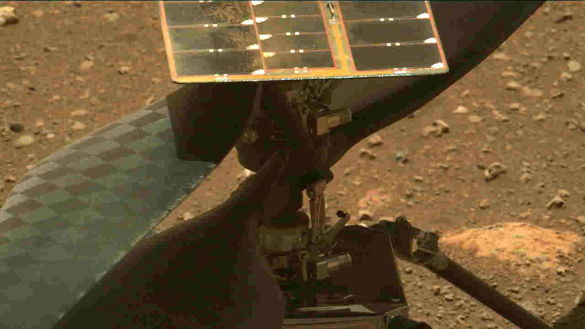 This image was taken by MCZ_LEFT onboard NASA's Mars rover Perseverance on Sol 47
