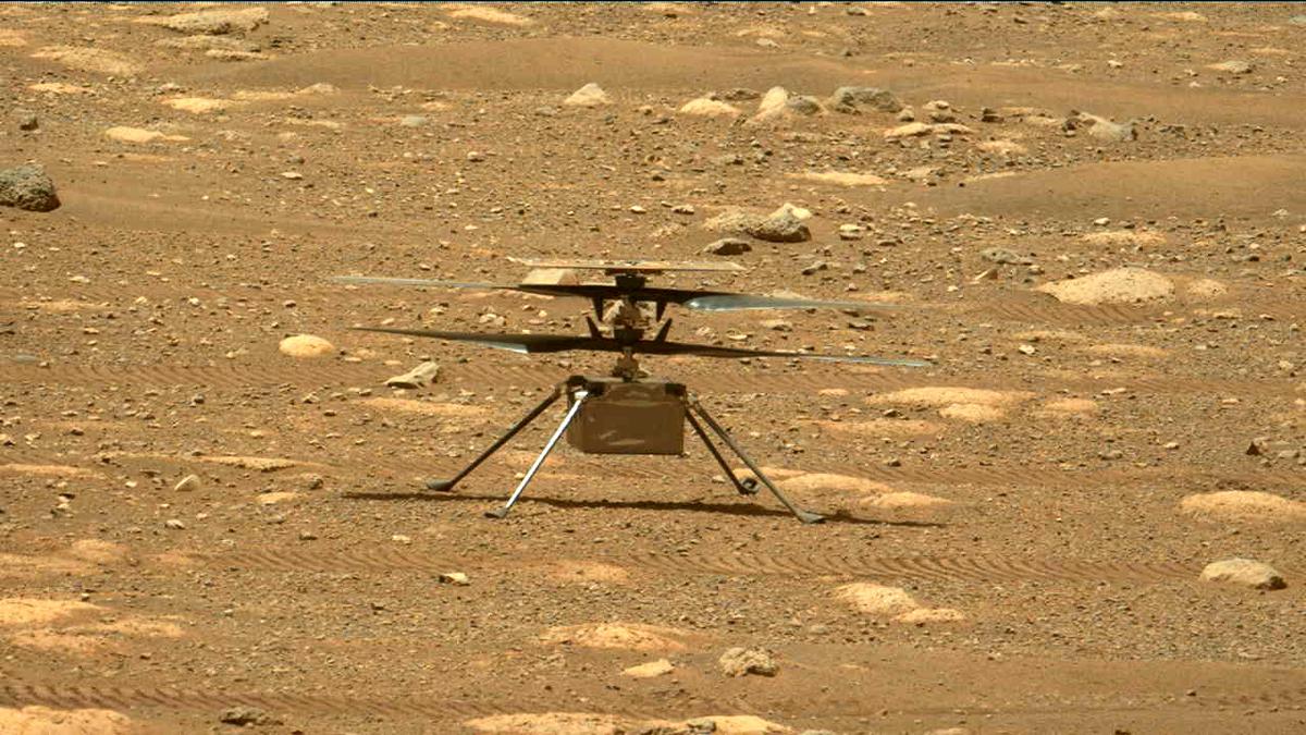 This image was taken by MCZ_LEFT onboard NASA's Mars rover Perseverance on Sol 48