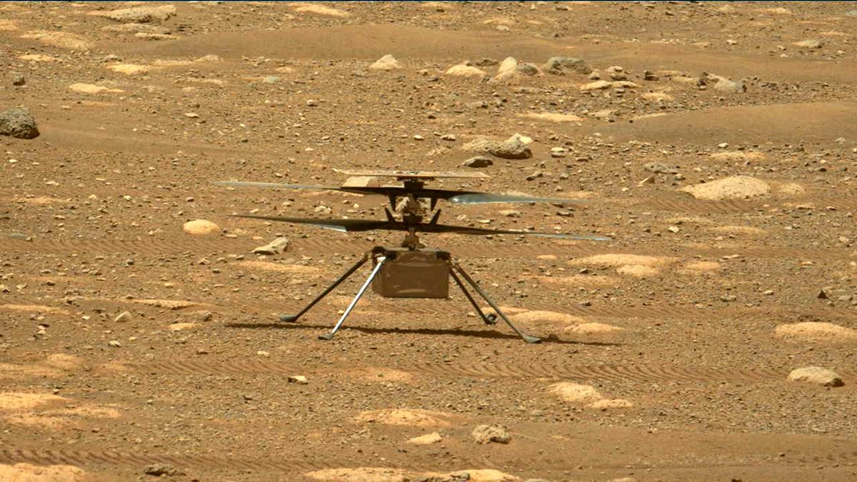 This image was taken by MCZ_LEFT onboard NASA's Mars rover Perseverance on Sol 48