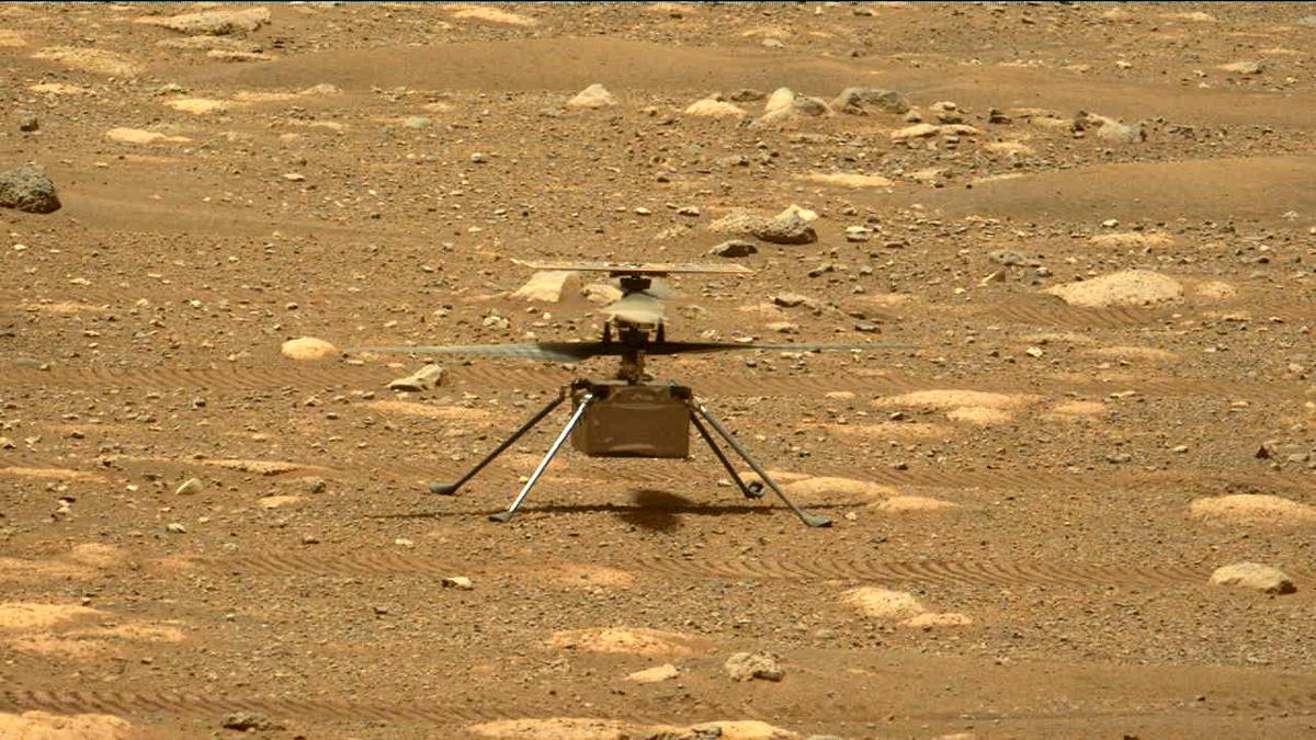 This image was taken by MCZ_LEFT onboard NASA's Mars rover Perseverance on Sol 48