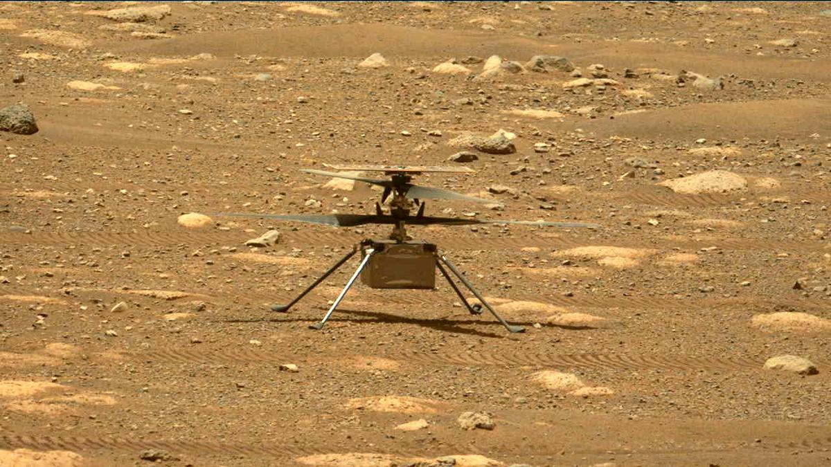 This image was taken by MCZ_LEFT onboard NASA's Mars rover Perseverance on Sol 48