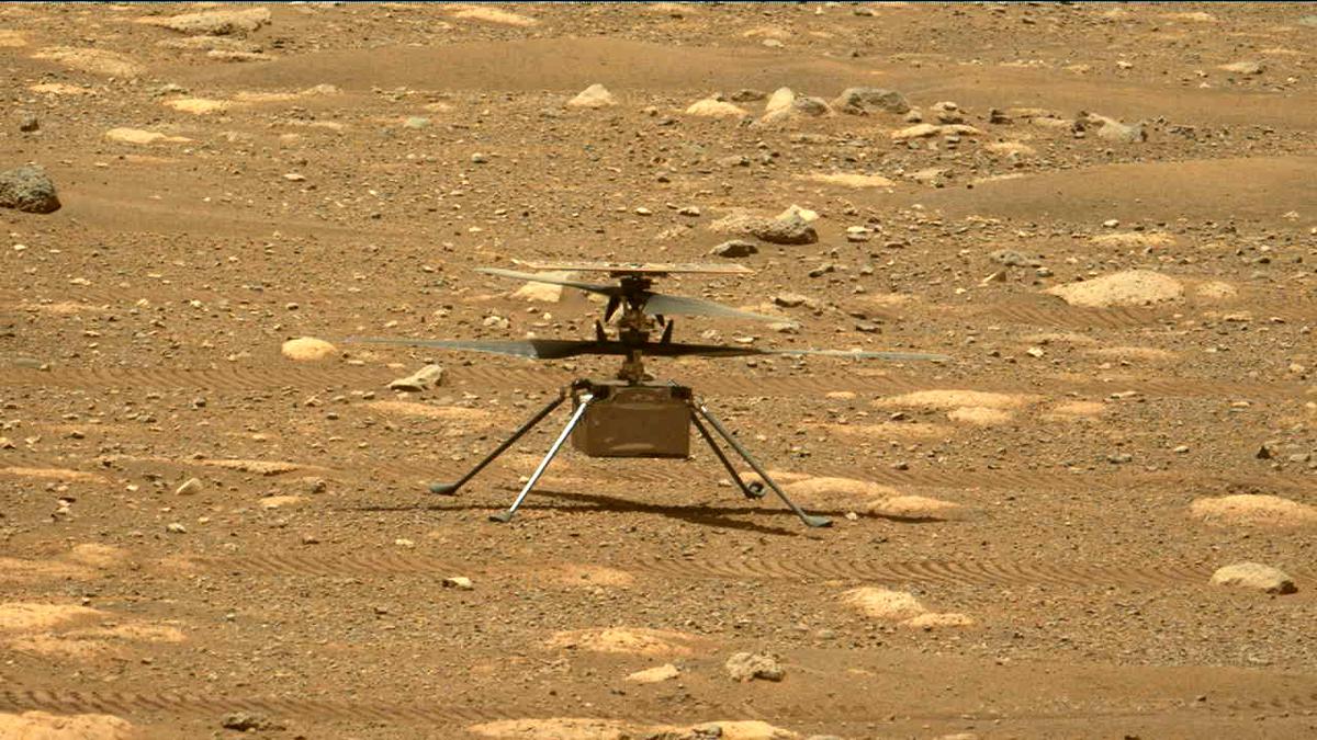 This image was taken by MCZ_LEFT onboard NASA's Mars rover Perseverance on Sol 48