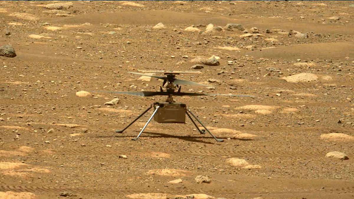 This image was taken by MCZ_LEFT onboard NASA's Mars rover Perseverance on Sol 48
