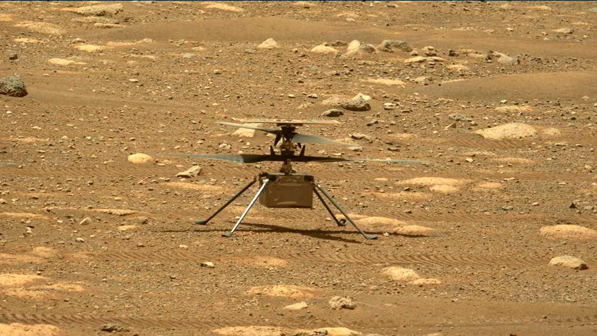 This image was taken by MCZ_LEFT onboard NASA's Mars rover Perseverance on Sol 48