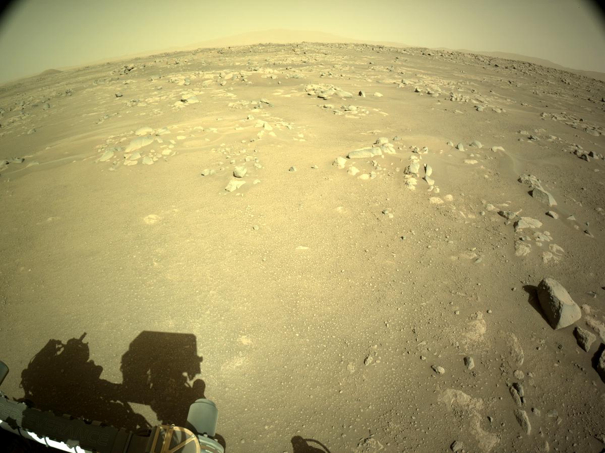 This image was taken by NAVCAM_RIGHT onboard NASA's Mars rover Perseverance on Sol 49