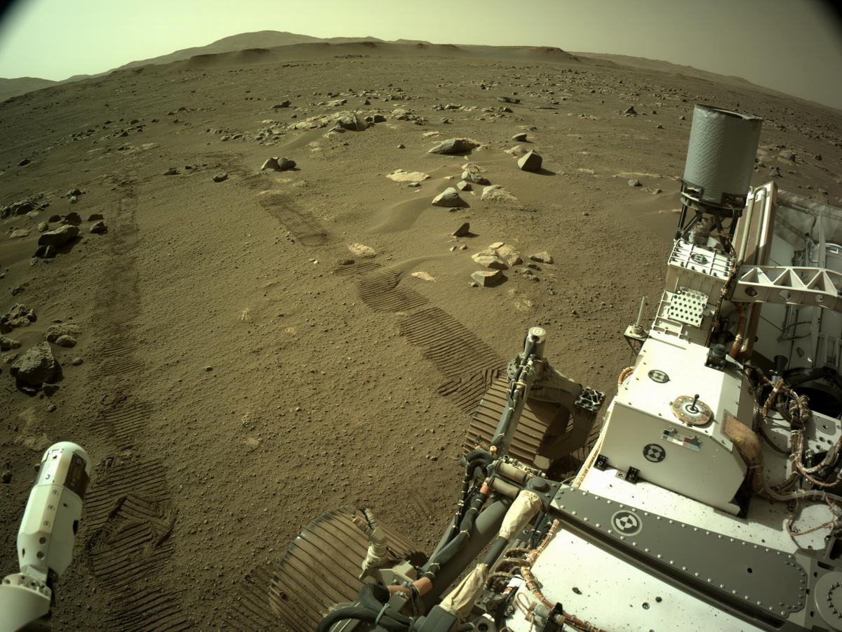 This image was taken by NAVCAM_RIGHT onboard NASA's Mars rover Perseverance on Sol 49