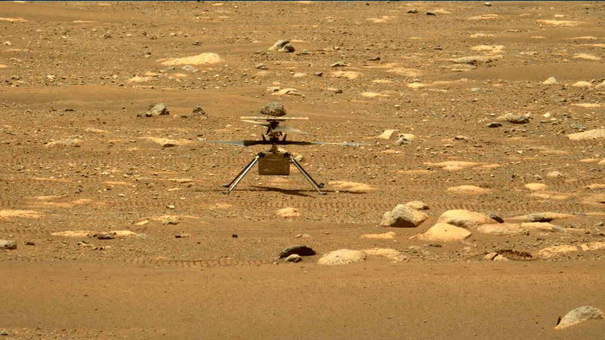 This image was taken by MCZ_LEFT onboard NASA's Mars rover Perseverance on Sol 49