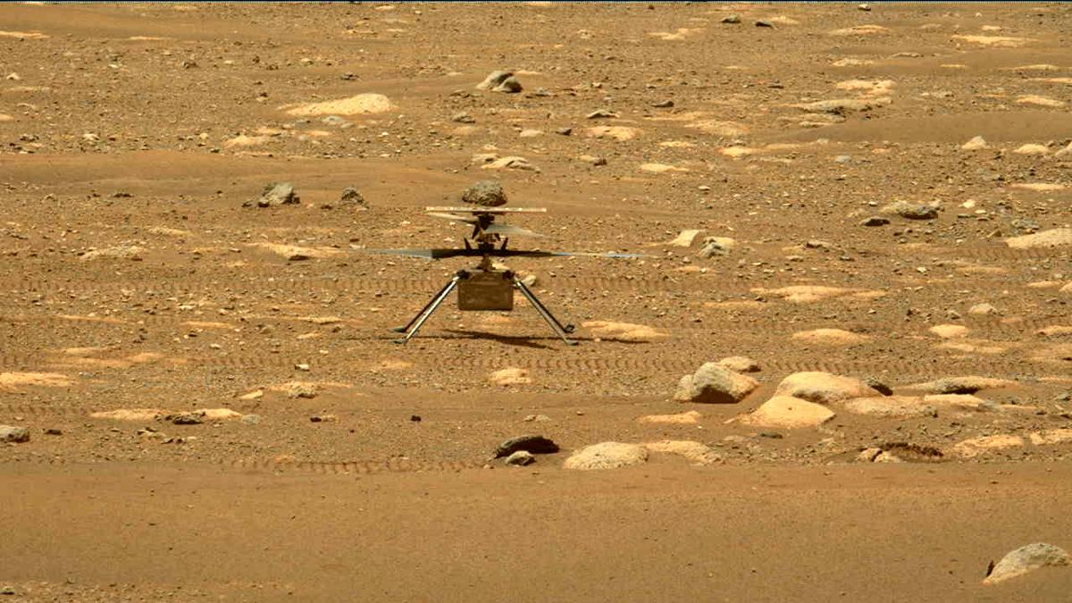 This image was taken by MCZ_LEFT onboard NASA's Mars rover Perseverance on Sol 49