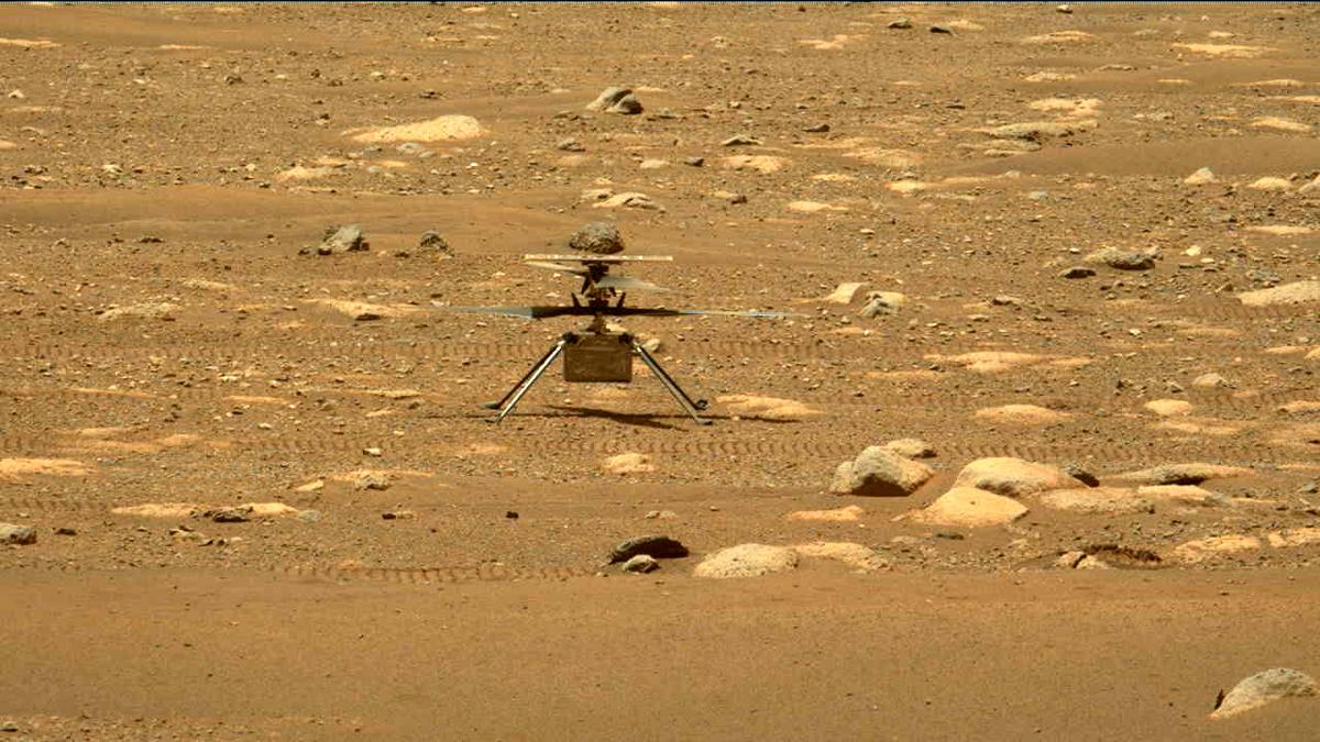 This image was taken by MCZ_LEFT onboard NASA's Mars rover Perseverance on Sol 49