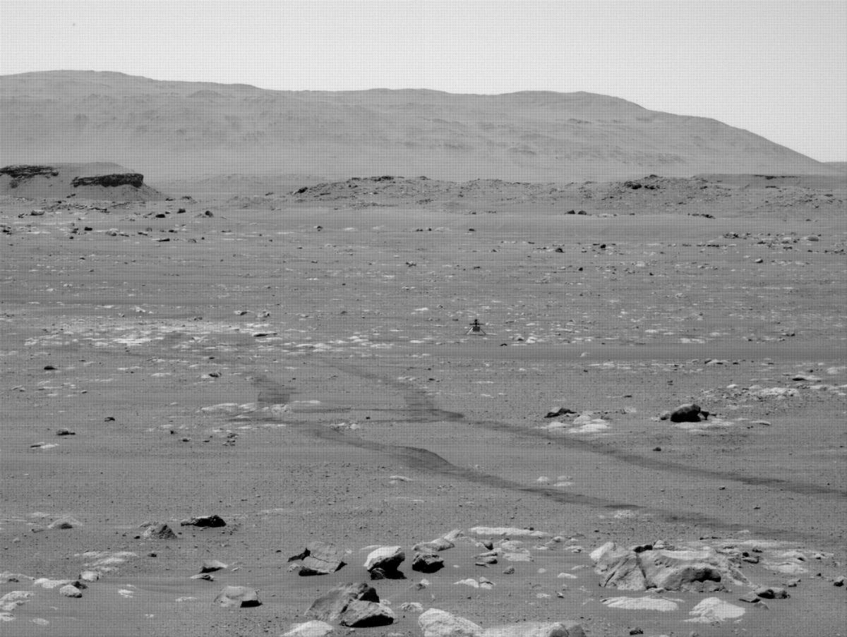 This image was taken by NAVCAM_LEFT onboard NASA's Mars rover Perseverance on Sol 50