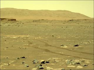 View image taken on Mars, Mars Perseverance Sol 50: Left Navigation Camera (Navcam)