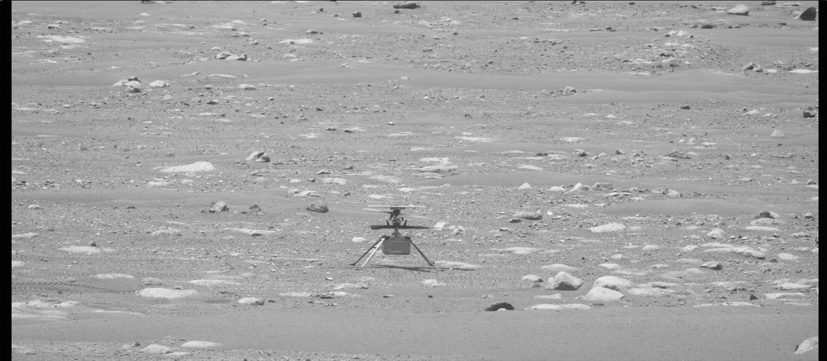 This image was taken by MCZ_LEFT onboard NASA's Mars rover Perseverance on Sol 50