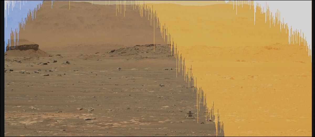 This image was taken by MCZ_RIGHT onboard NASA's Mars rover Perseverance on Sol 50