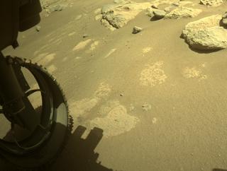 View image taken on Mars, Mars Perseverance Sol 52: Front Left Hazard Avoidance Camera (Hazcam)