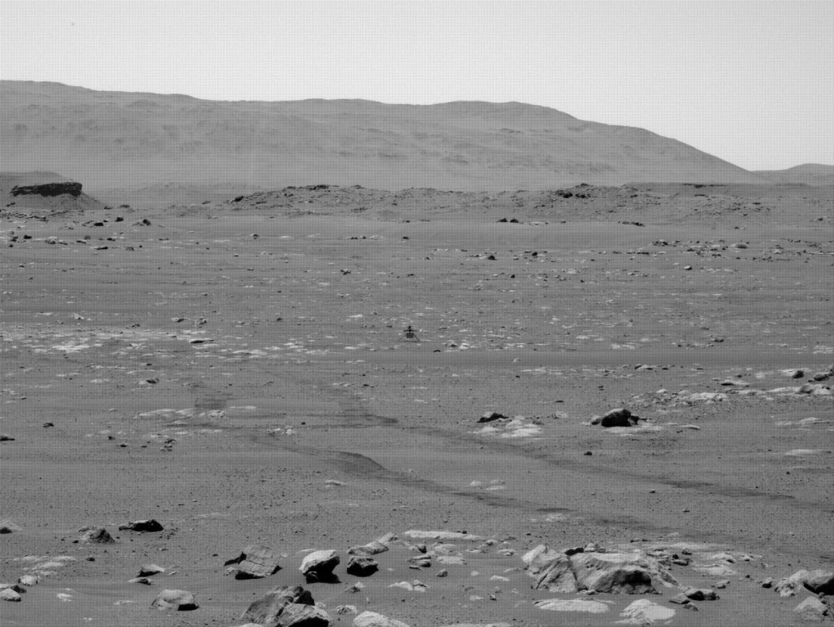 This image was taken by NAVCAM_LEFT onboard NASA's Mars rover Perseverance on Sol 52