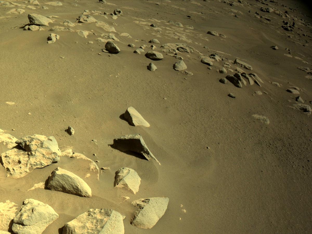 This image was taken by NAVCAM_LEFT onboard NASA's Mars rover Perseverance on Sol 52