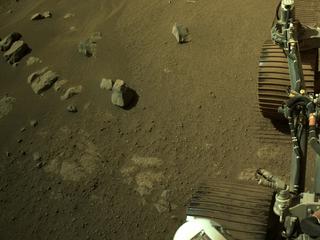 View image taken on Mars, Mars Perseverance Sol 52: Left Navigation Camera (Navcam)