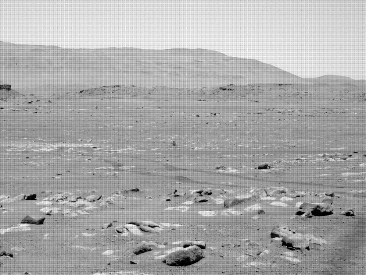 This image was taken by NAVCAM_RIGHT onboard NASA's Mars rover Perseverance on Sol 54