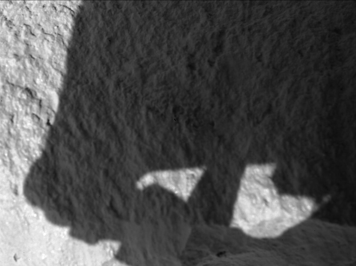 This image was taken by SHERLOC_WATSON onboard NASA's Mars rover Perseverance on Sol 54