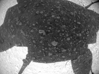 View image taken on Mars, Mars Helicopter Sol 55: Navigation Camera