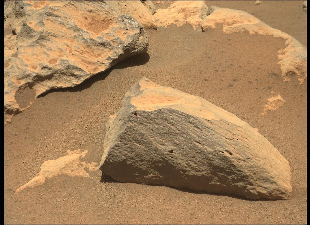 This image was taken by MCZ_LEFT onboard NASA's Mars rover Perseverance on Sol 55