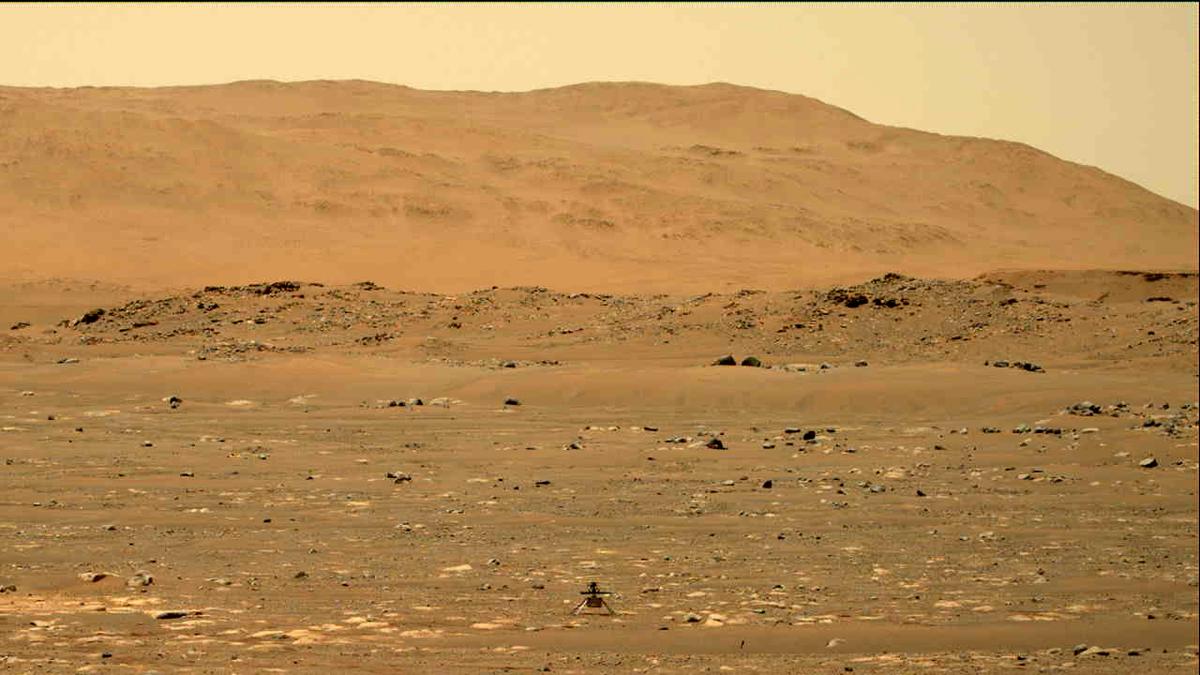 This image was taken by MCZ_RIGHT onboard NASA's Mars rover Perseverance on Sol 55