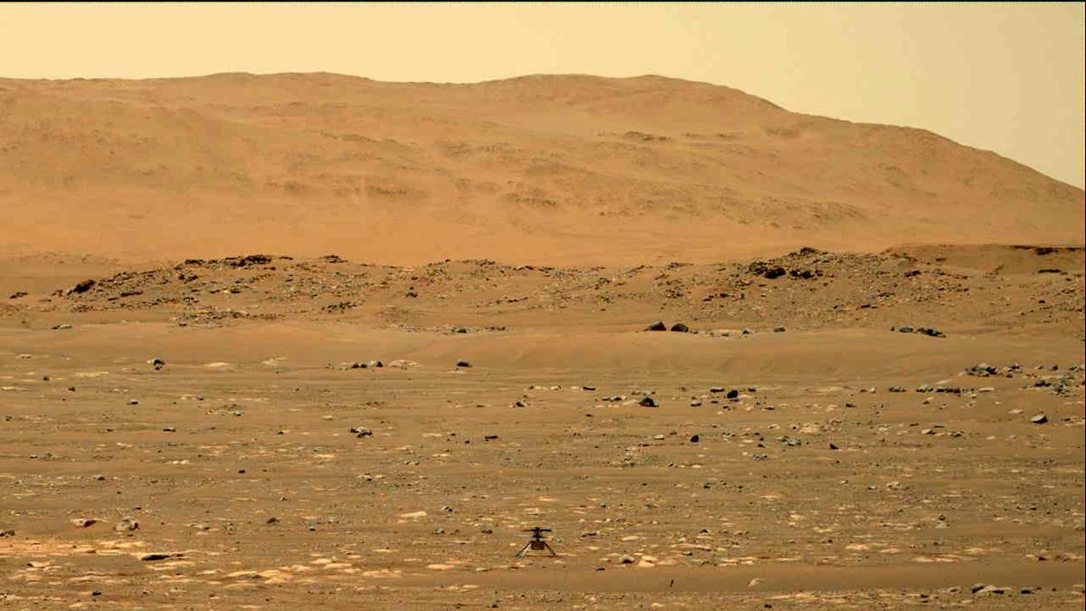 This image was taken by MCZ_RIGHT onboard NASA's Mars rover Perseverance on Sol 55