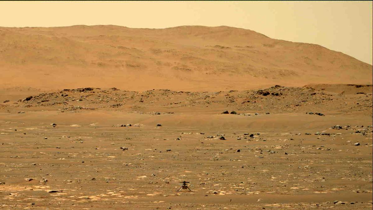 This image was taken by MCZ_RIGHT onboard NASA's Mars rover Perseverance on Sol 55