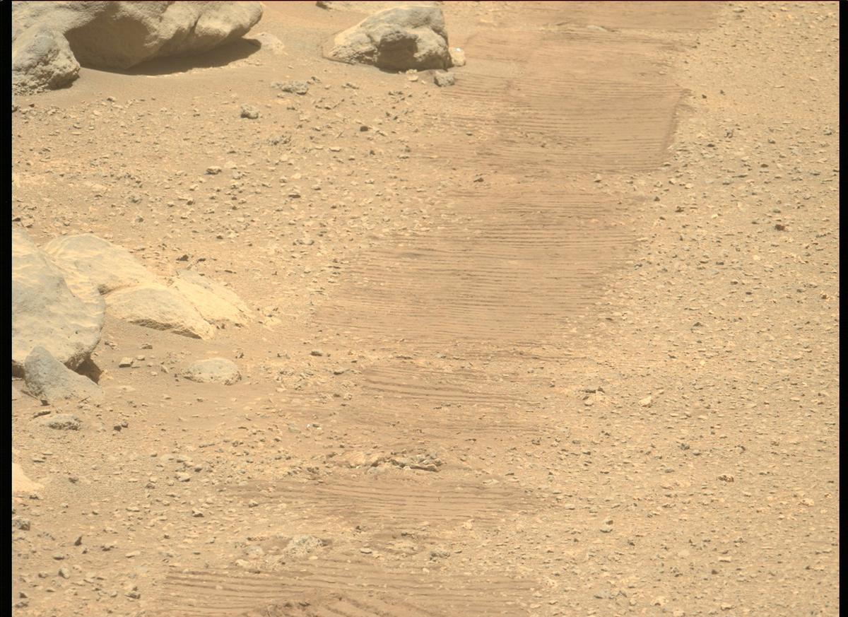 This image was taken by MCZ_LEFT onboard NASA's Mars rover Perseverance on Sol 57