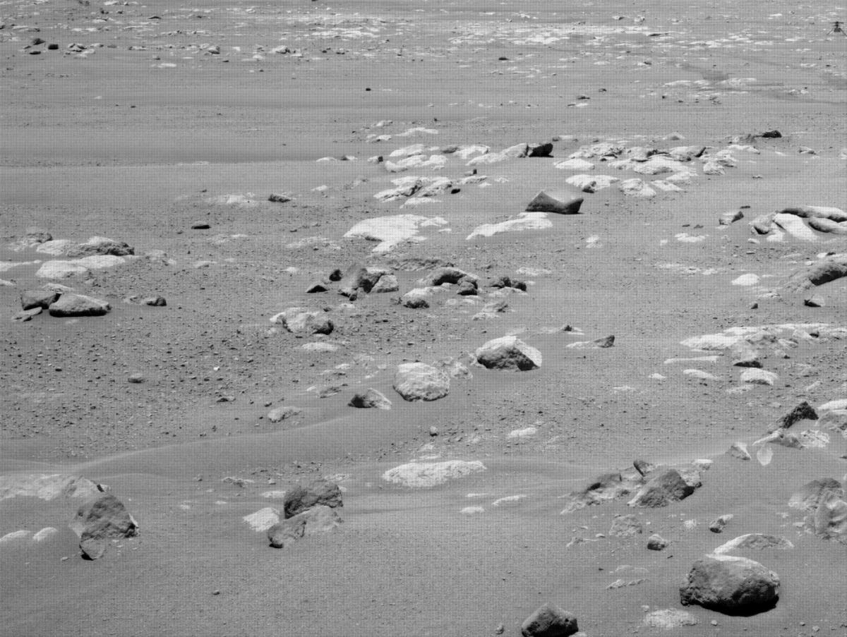 This image was taken by NAVCAM_LEFT onboard NASA's Mars rover Perseverance on Sol 58