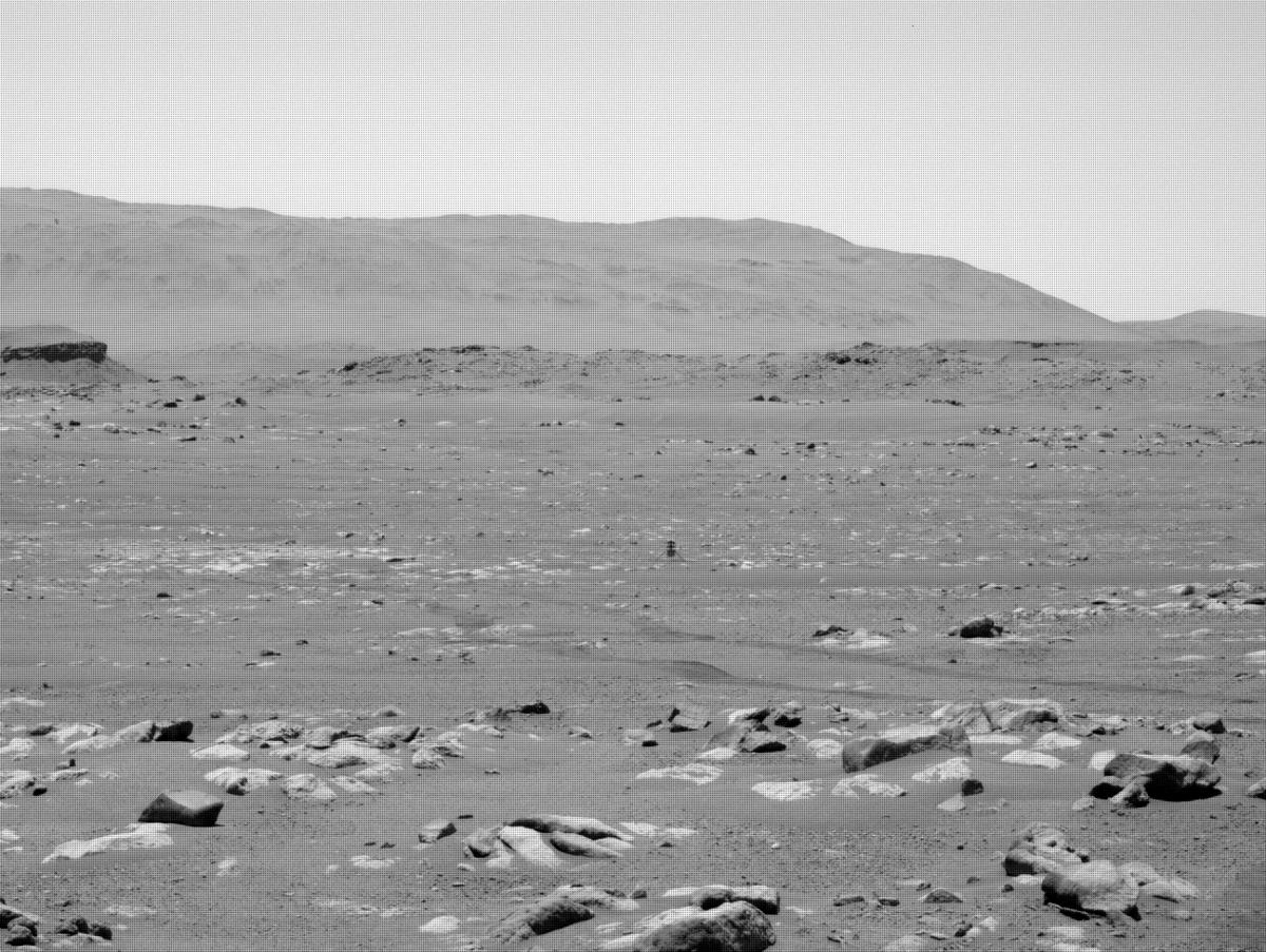 This image was taken by NAVCAM_RIGHT onboard NASA's Mars rover Perseverance on Sol 58