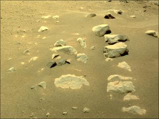 View image taken on Mars, Mars Perseverance Sol 58: Right Navigation Camera (Navcam)