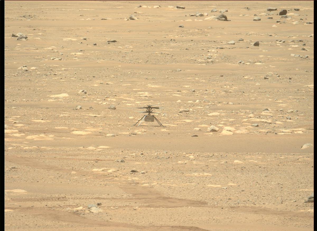 This image was taken by MCZ_LEFT onboard NASA's Mars rover Perseverance on Sol 58