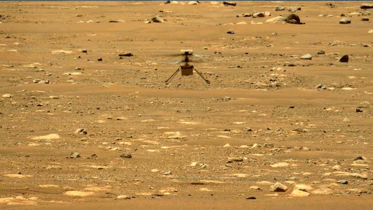 This image was taken by MCZ_LEFT onboard NASA's Mars rover Perseverance on Sol 58