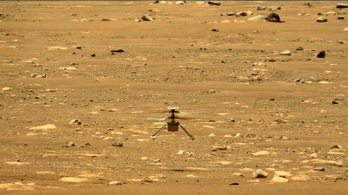 This image was taken by MCZ_LEFT onboard NASA's Mars rover Perseverance on Sol 58