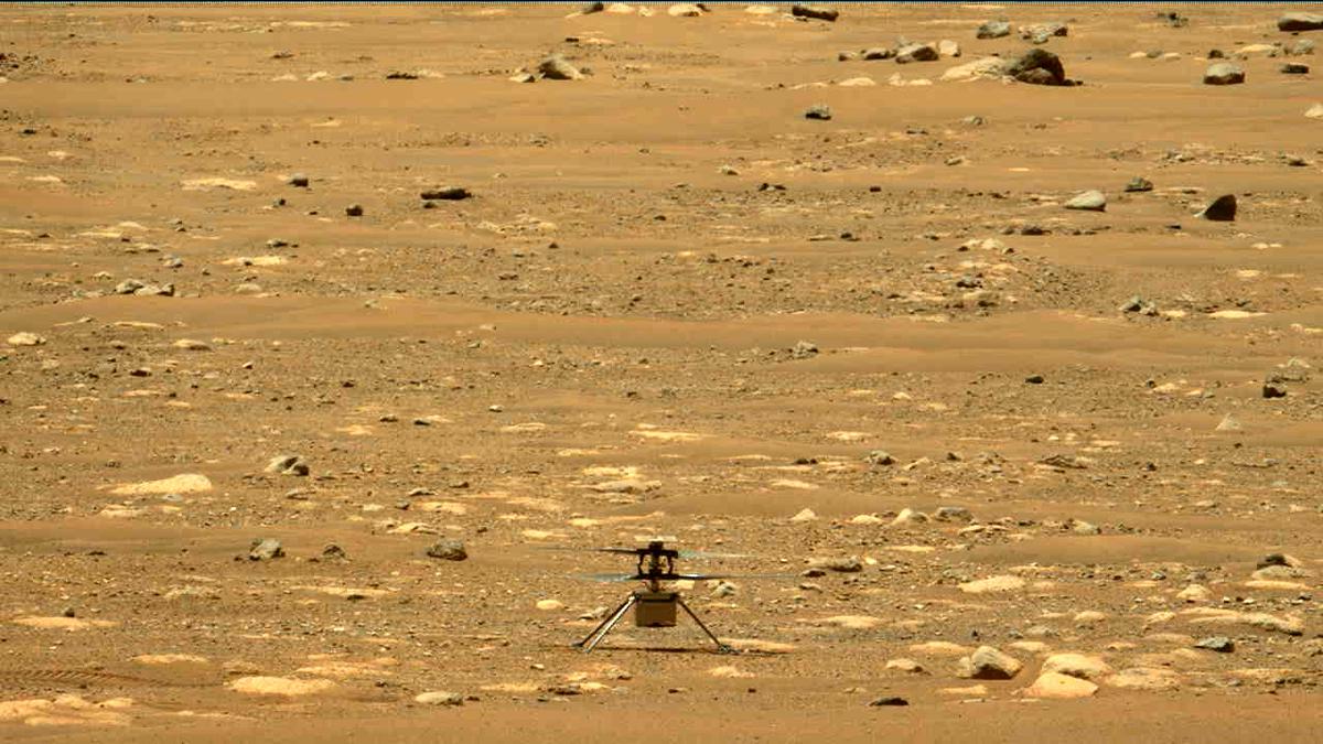 This image was taken by MCZ_LEFT onboard NASA's Mars rover Perseverance on Sol 58