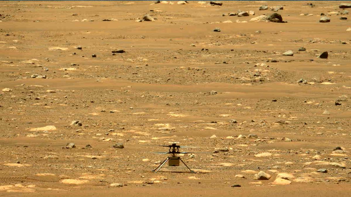 This image was taken by MCZ_LEFT onboard NASA's Mars rover Perseverance on Sol 58