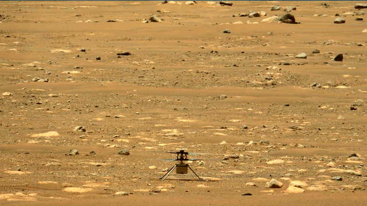 This image was taken by MCZ_LEFT onboard NASA's Mars rover Perseverance on Sol 58