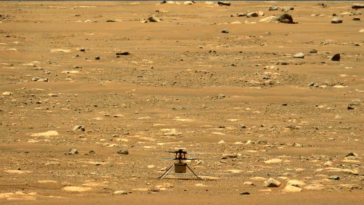 This image was taken by MCZ_LEFT onboard NASA's Mars rover Perseverance on Sol 58