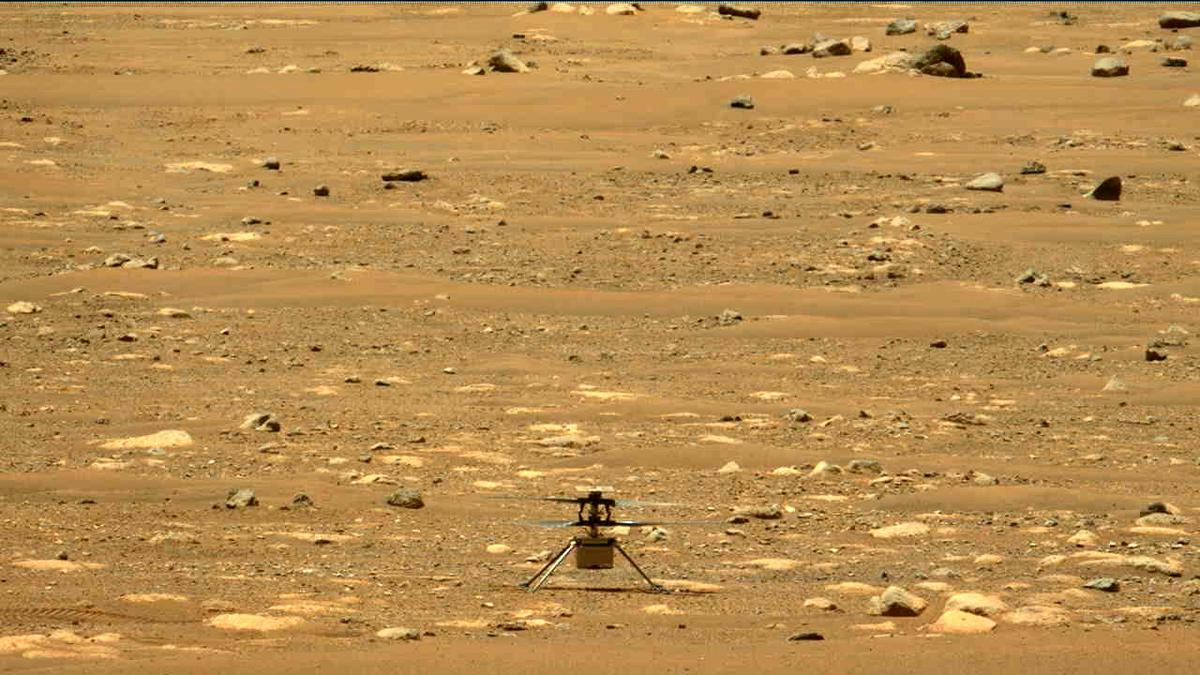 This image was taken by MCZ_LEFT onboard NASA's Mars rover Perseverance on Sol 58