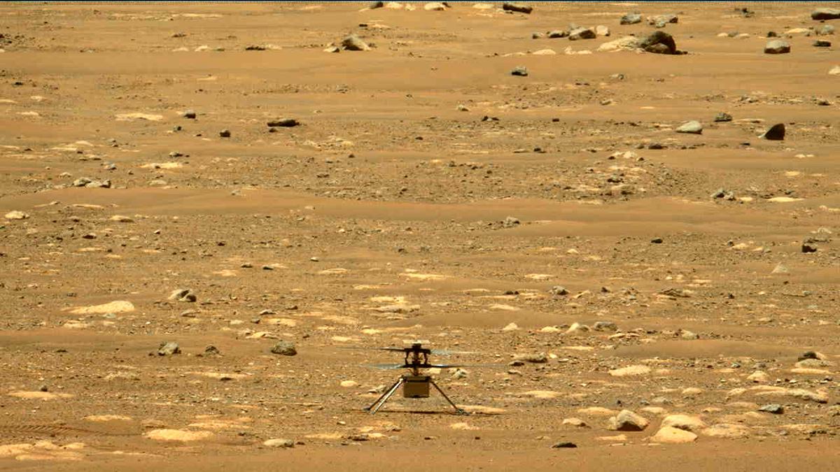 This image was taken by MCZ_LEFT onboard NASA's Mars rover Perseverance on Sol 58